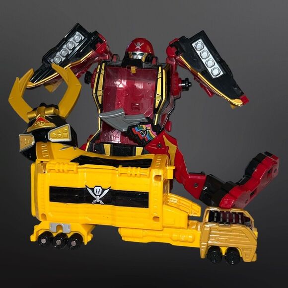 5 lbs Bandai Power Ranger Robot Parts Megazord, Samurai, Claw Zord, Not Complete - Picture 3 of 7